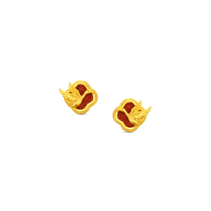 999 Gold earrings