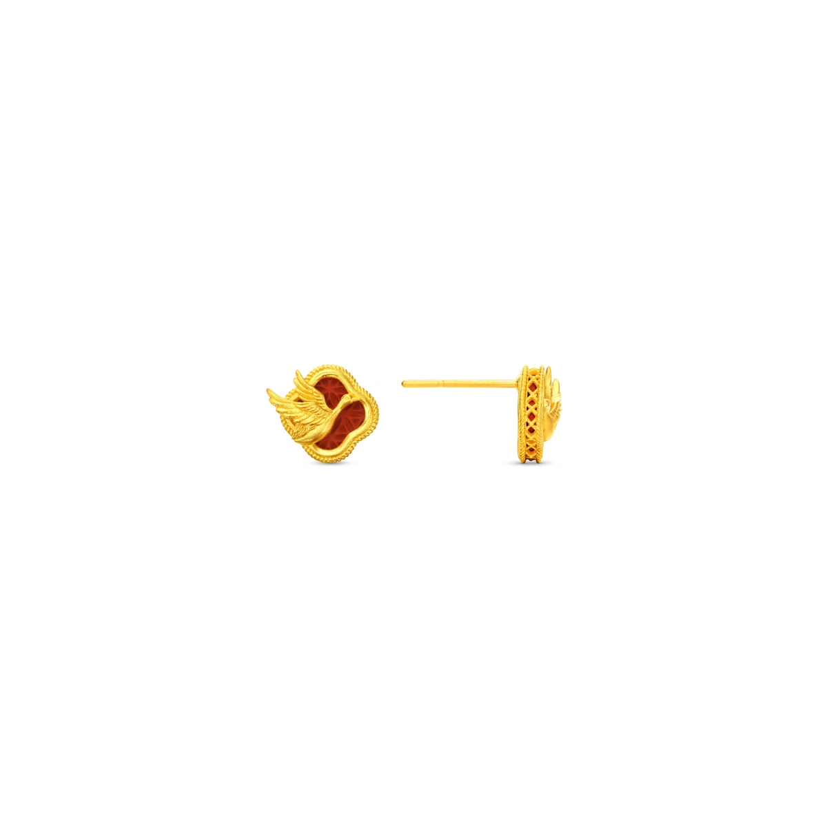 999 Gold earrings