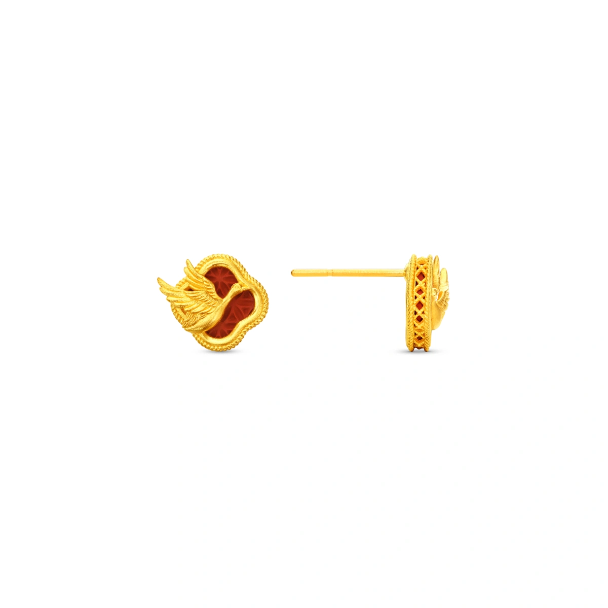 999 Gold earrings
