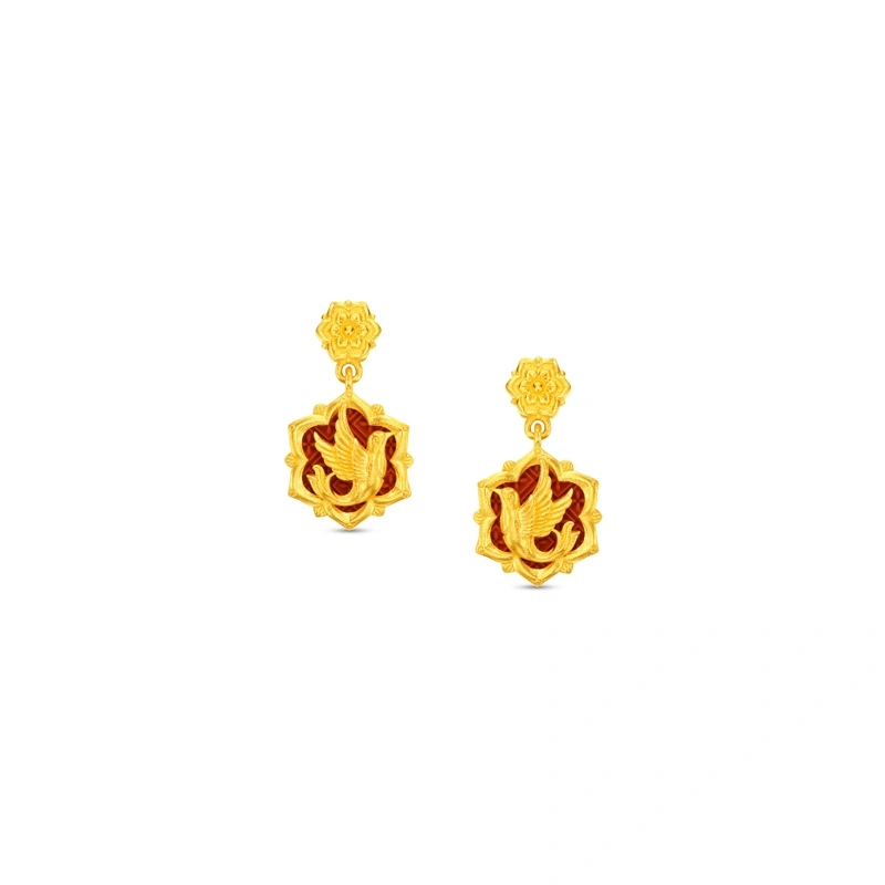 999 Gold earrings