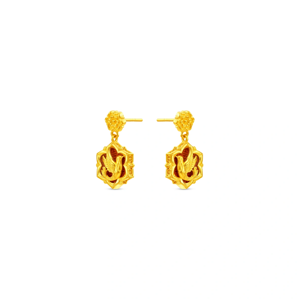 999 Gold earrings