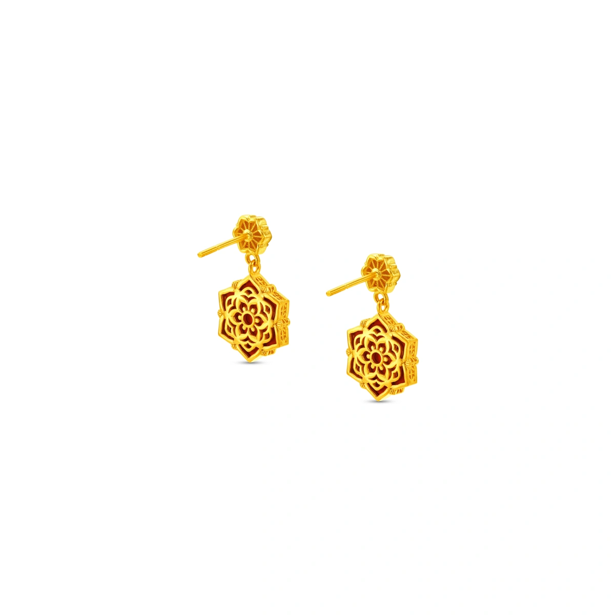 999 Gold earrings