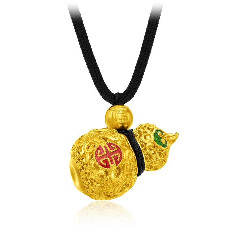 Gourd 999 Gold pendant