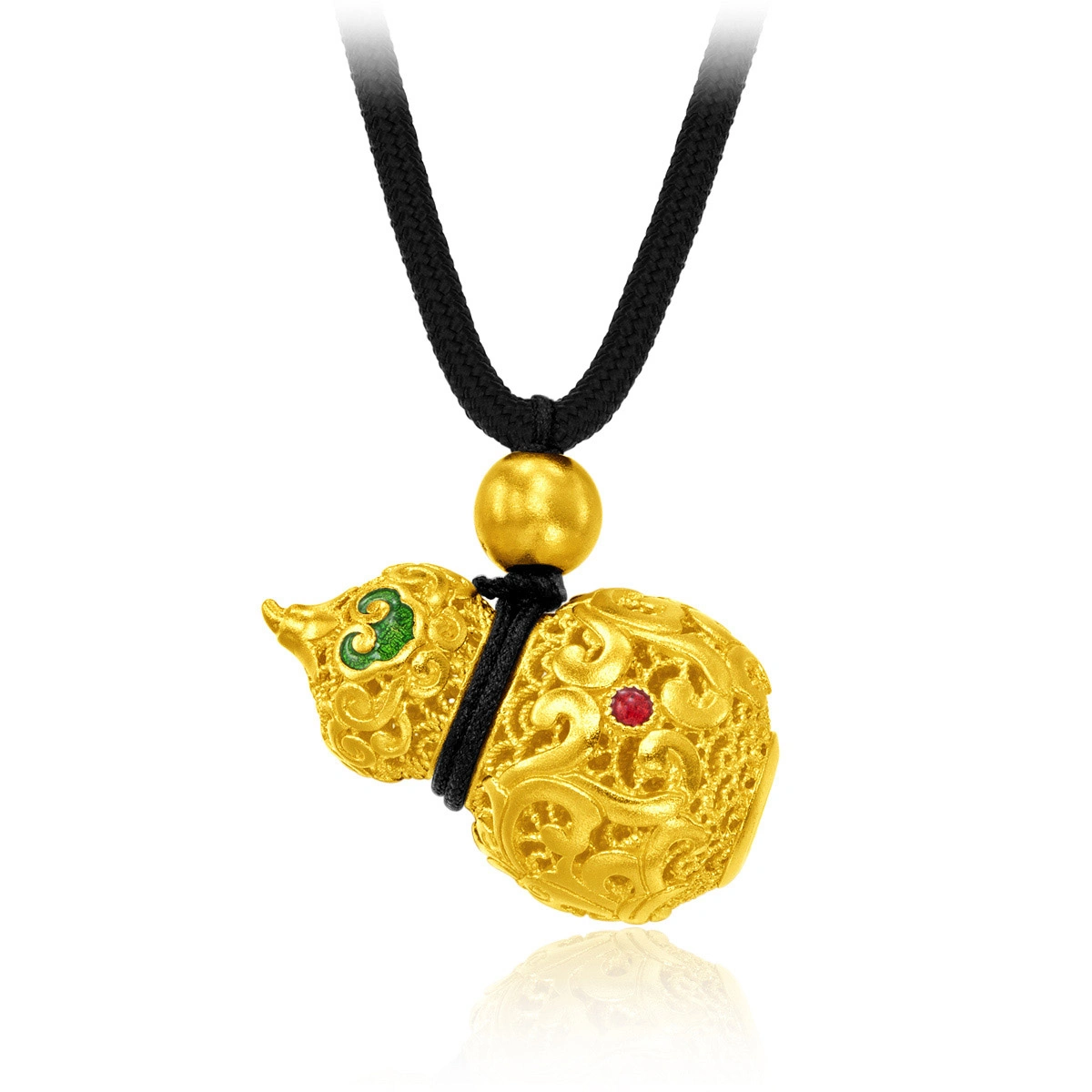 Gourd 999 Gold pendant