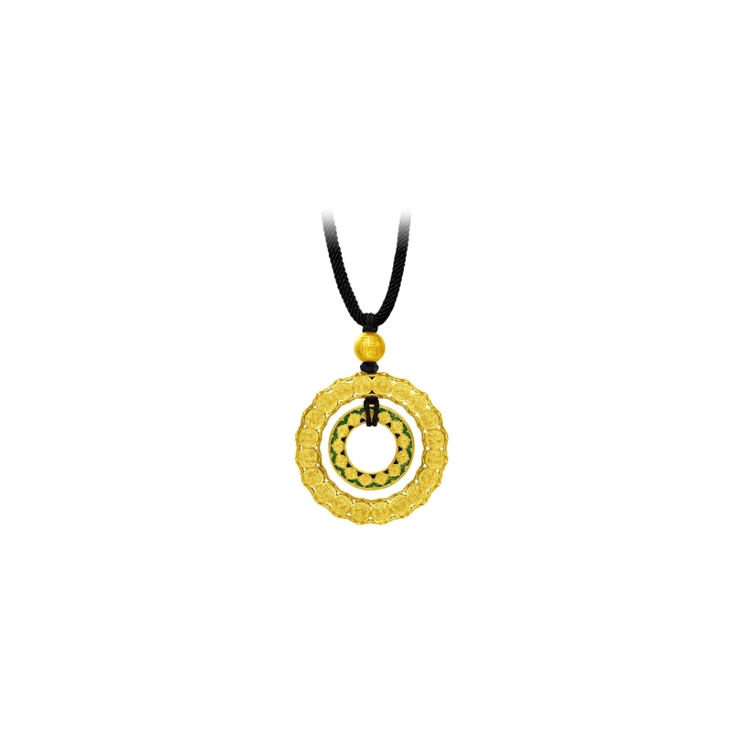 999 Gold pendant