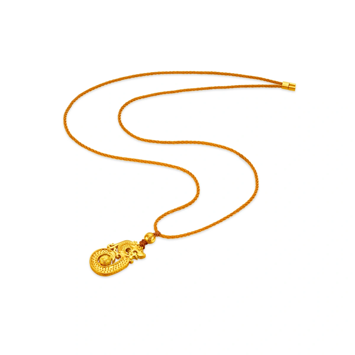 The Dancing Dragon Protector 999 Gold pendant