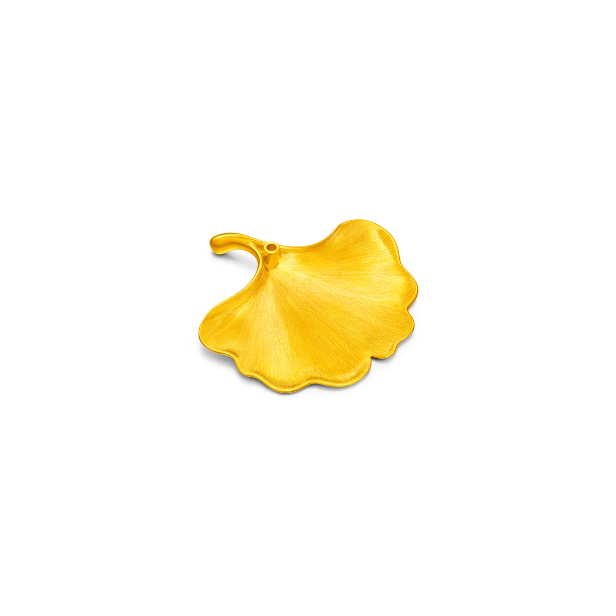 Ginkgo Leaf Incense Plate 999 Gold Ornament