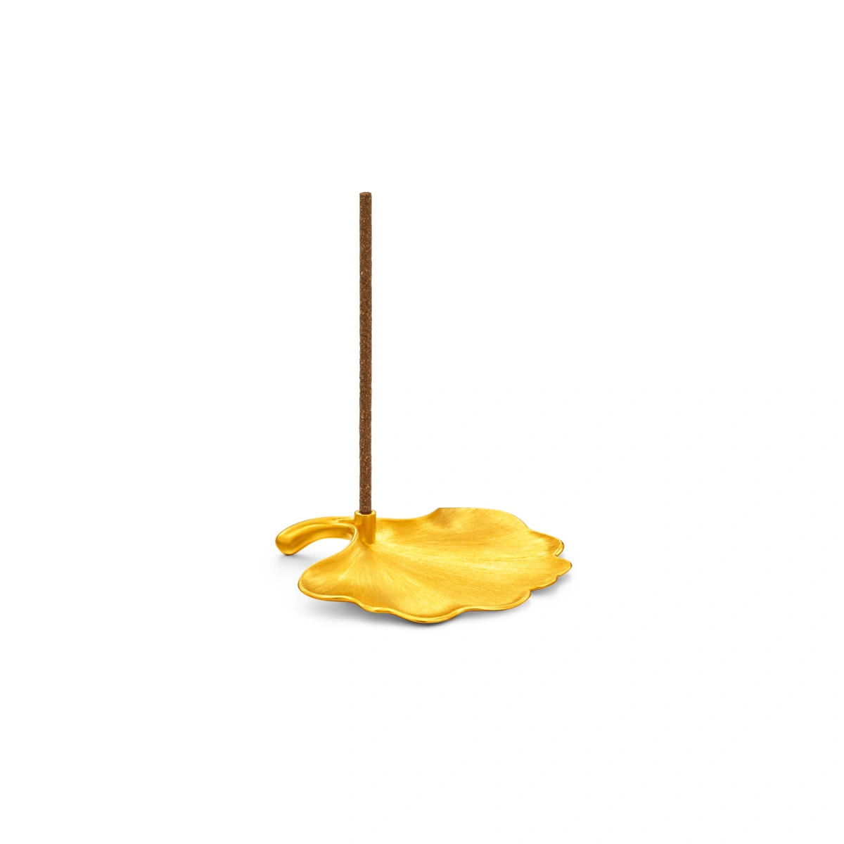 Ginkgo Leaf Incense Plate 999 Gold Ornament