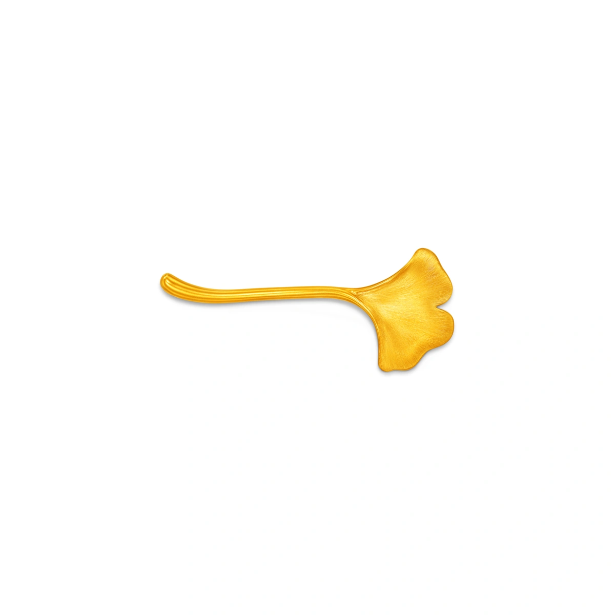 Ginkgo Leaf Chopstick Rest 999 Gold Ornament