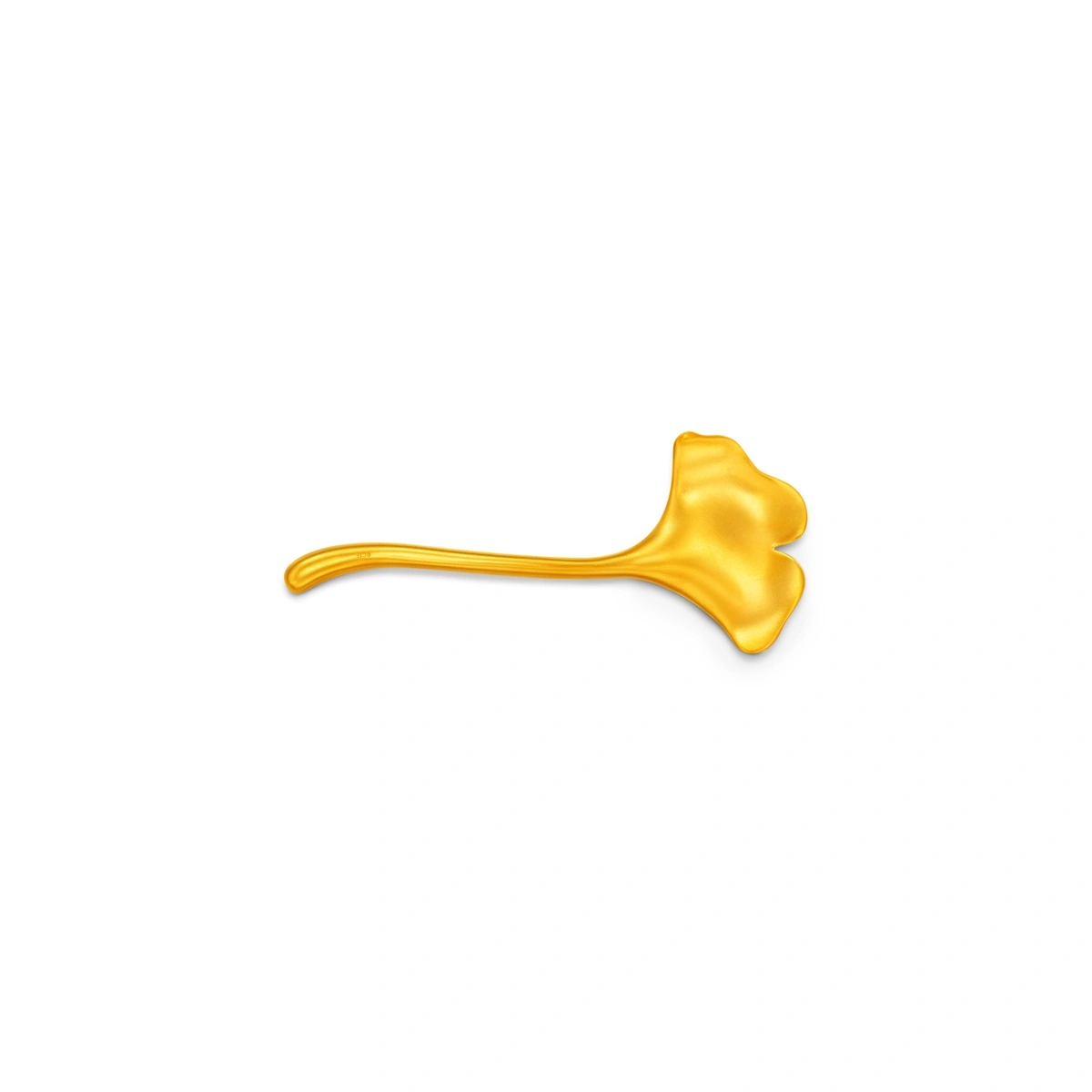 Ginkgo Leaf Chopstick Rest 999 Gold Ornament