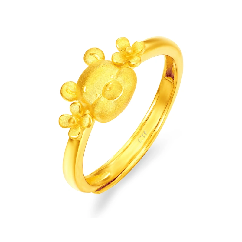 999.9 Gold ring