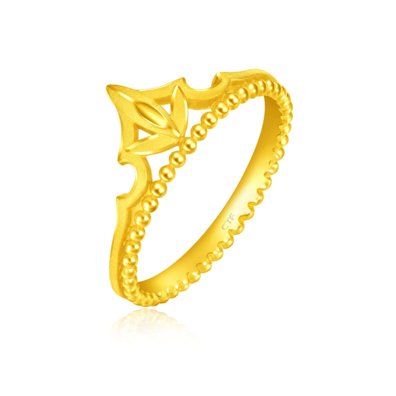 睡美人999.9黃金工藝精品戒指