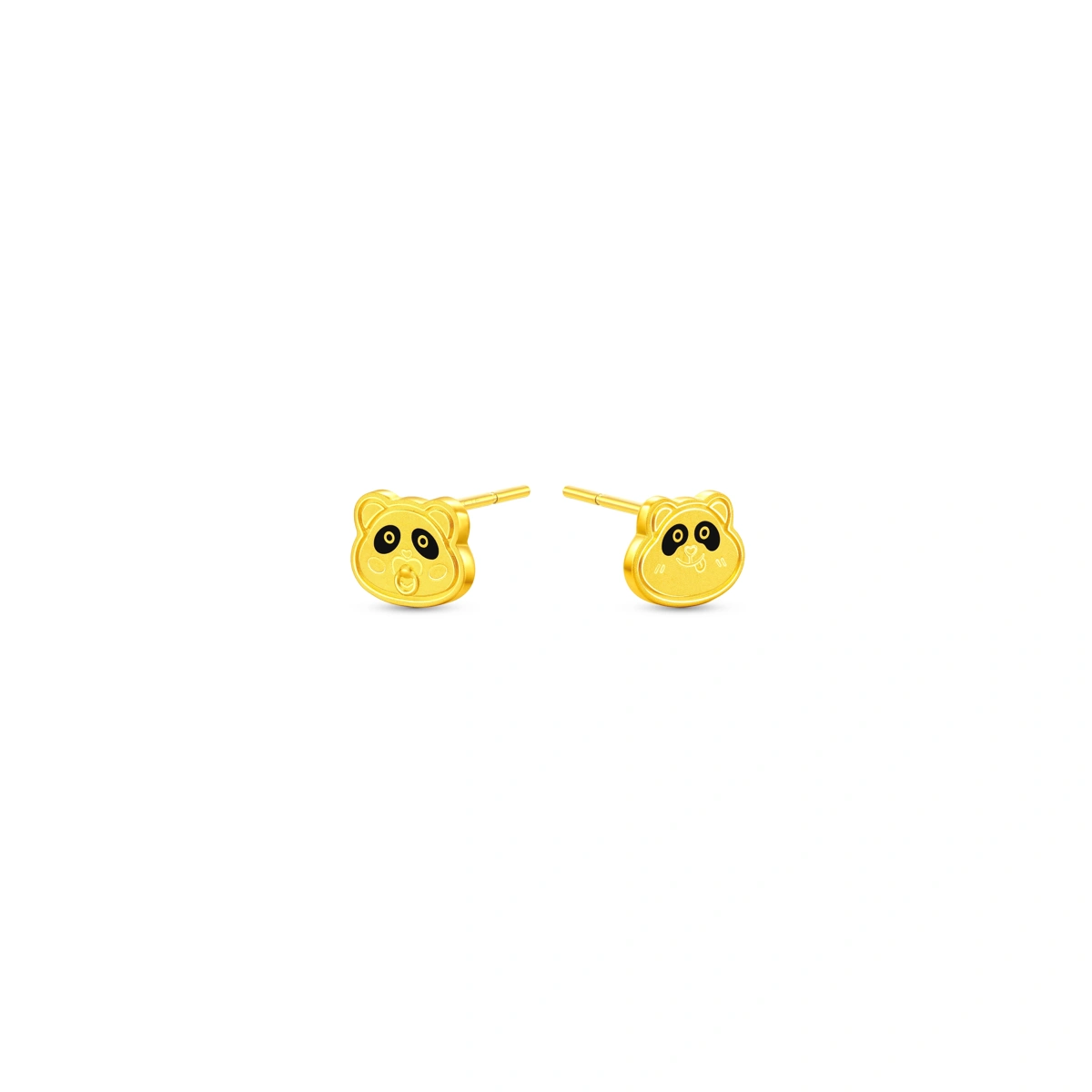 Panda 999 Gold earrings