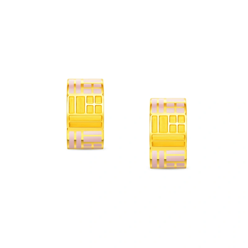 999 Gold earrings