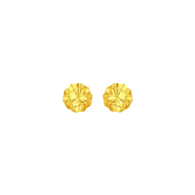 999 Gold earrings