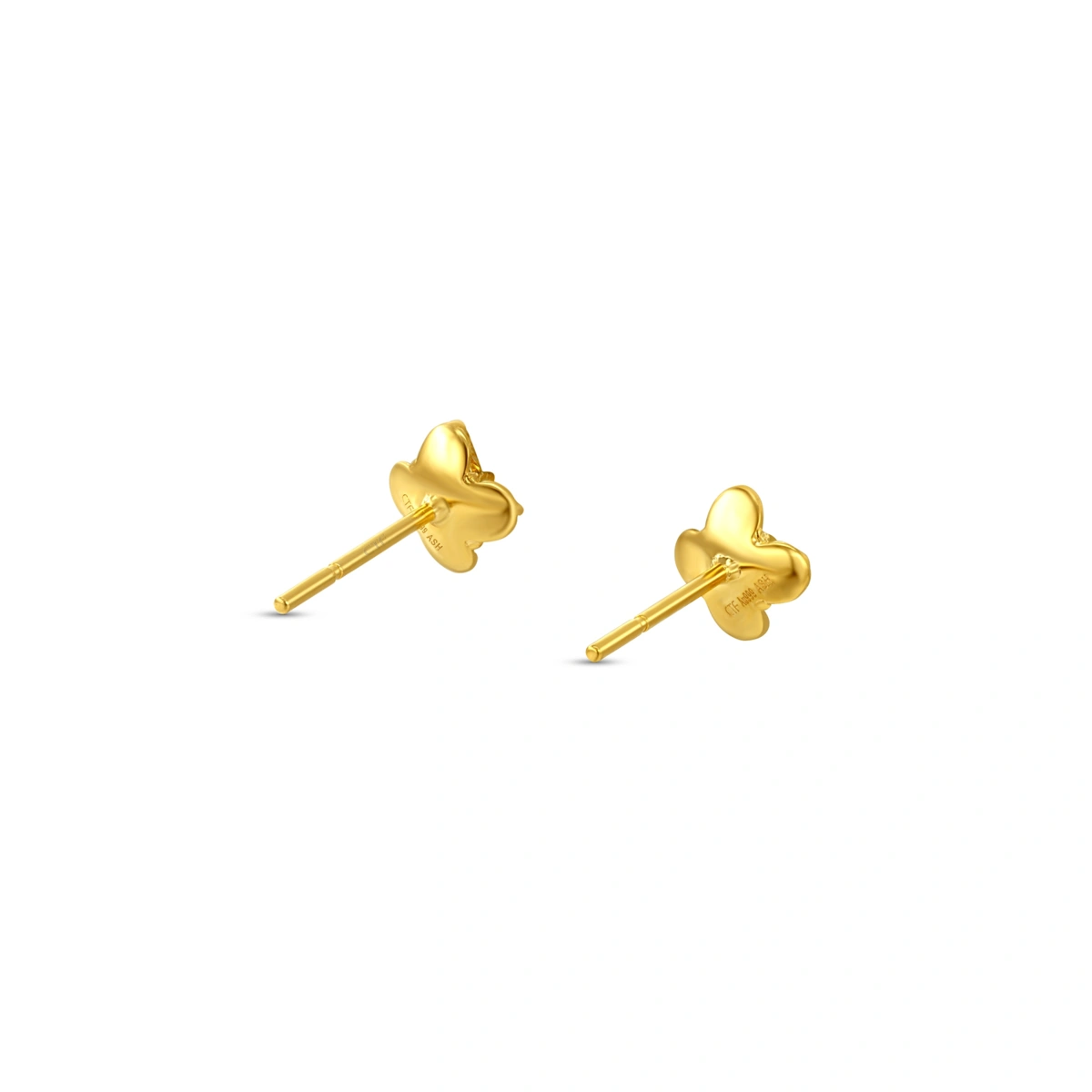 Four Leaf Clover 999 Gold earrings