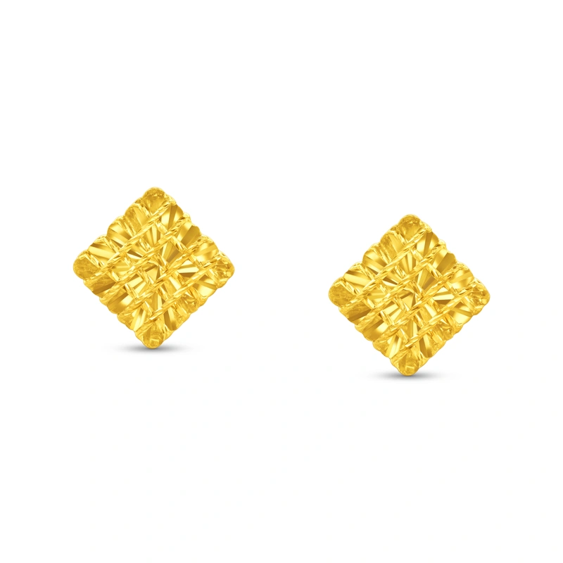 999 Gold earrings