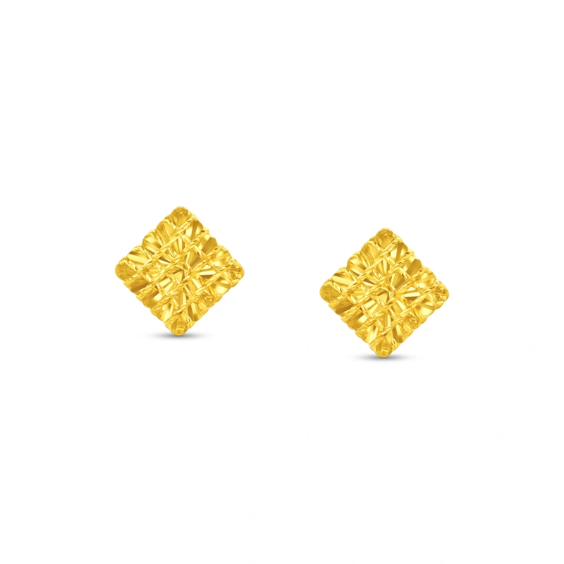 999 Gold earrings