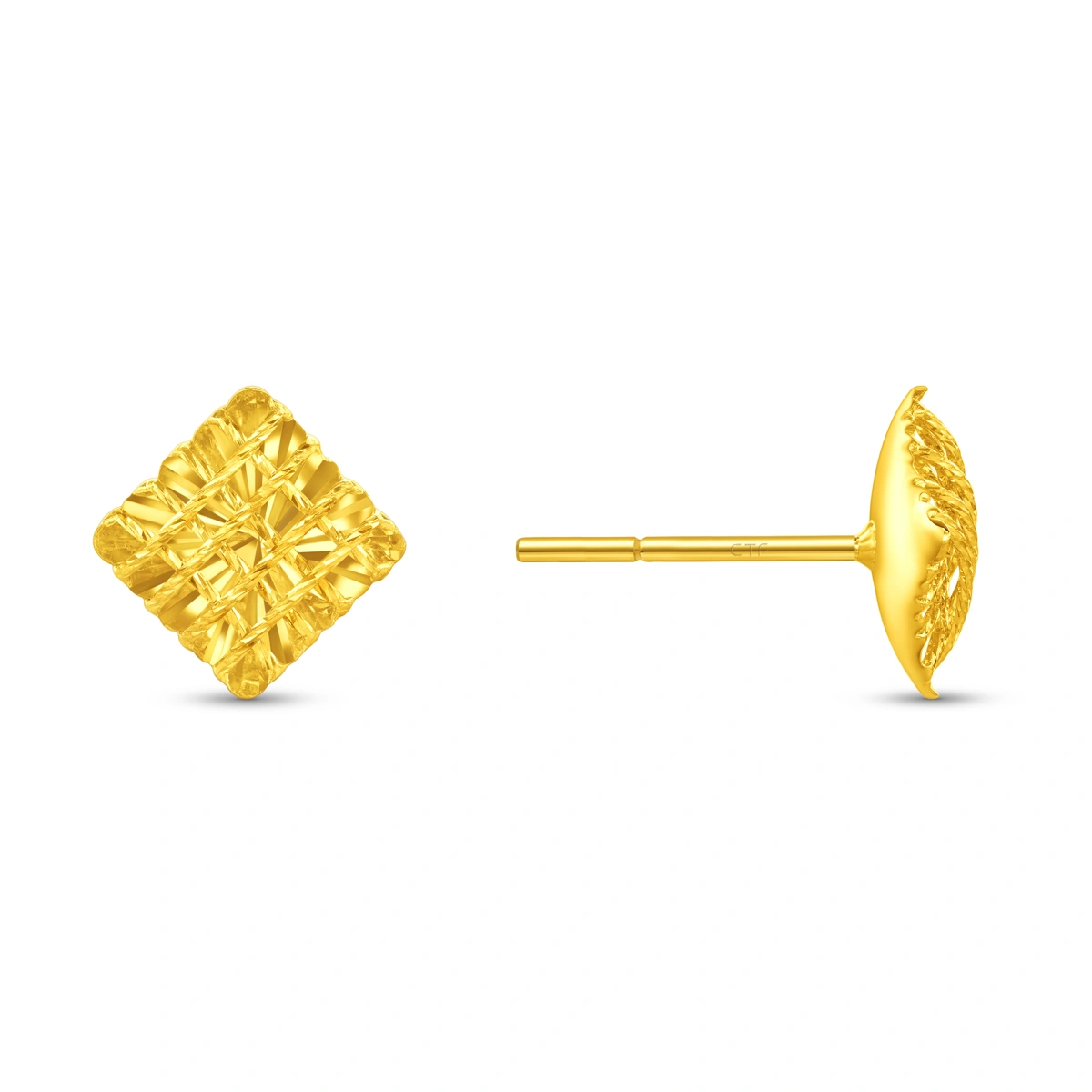 999 Gold earrings