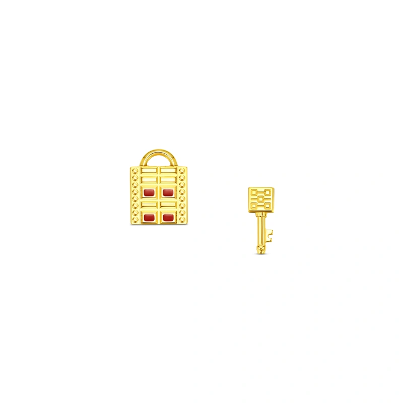 999 Gold earrings