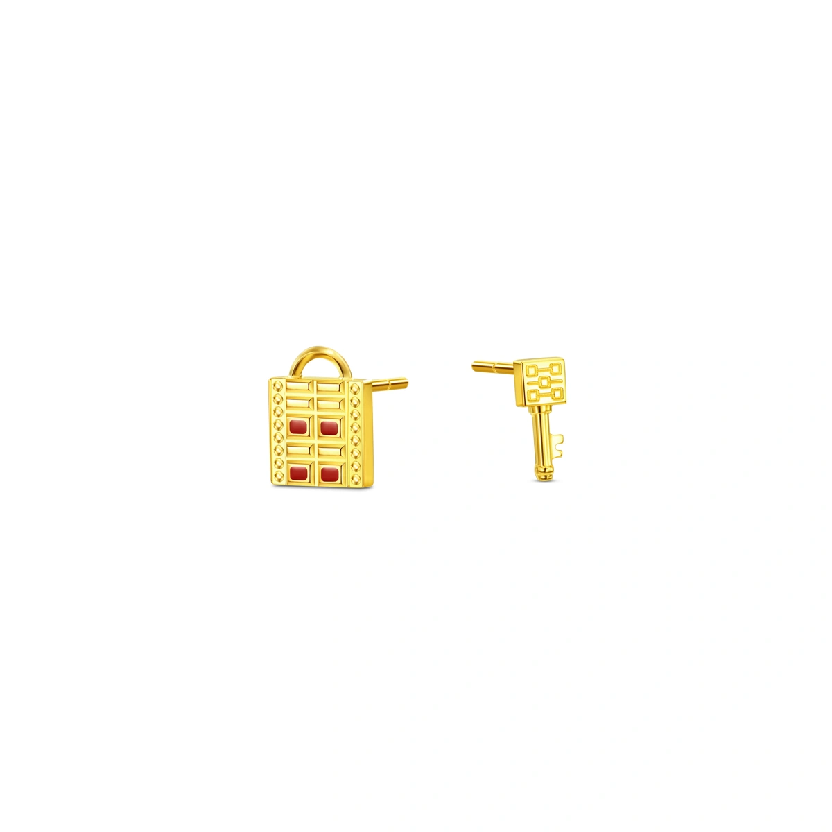 999 Gold earrings