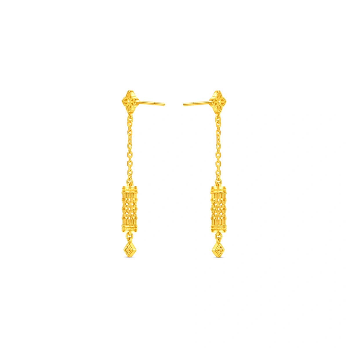 999 Gold earrings