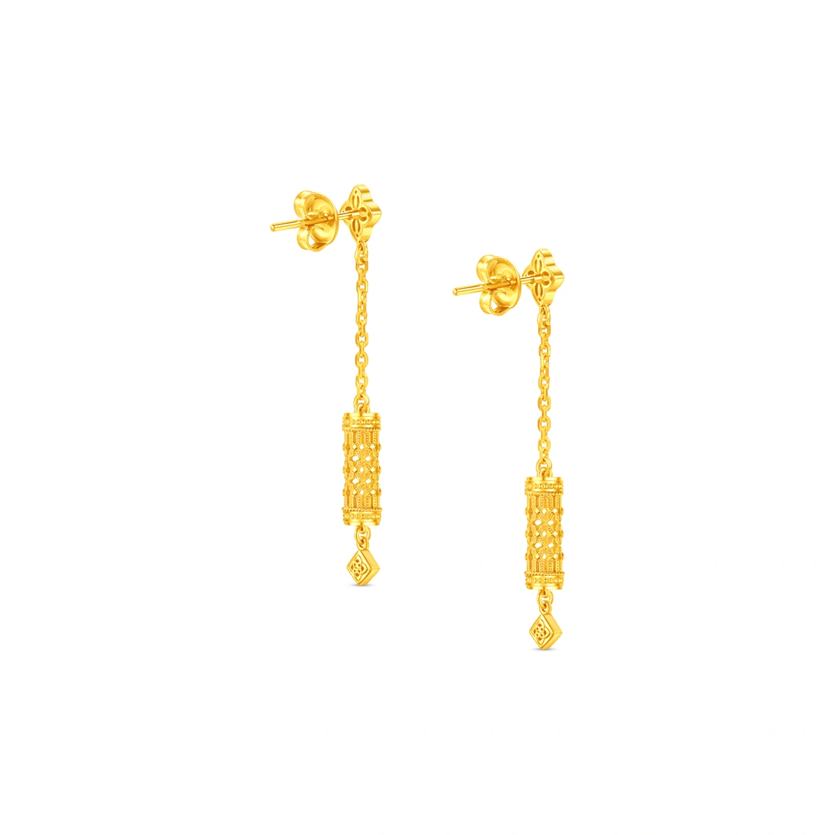 999 Gold earrings