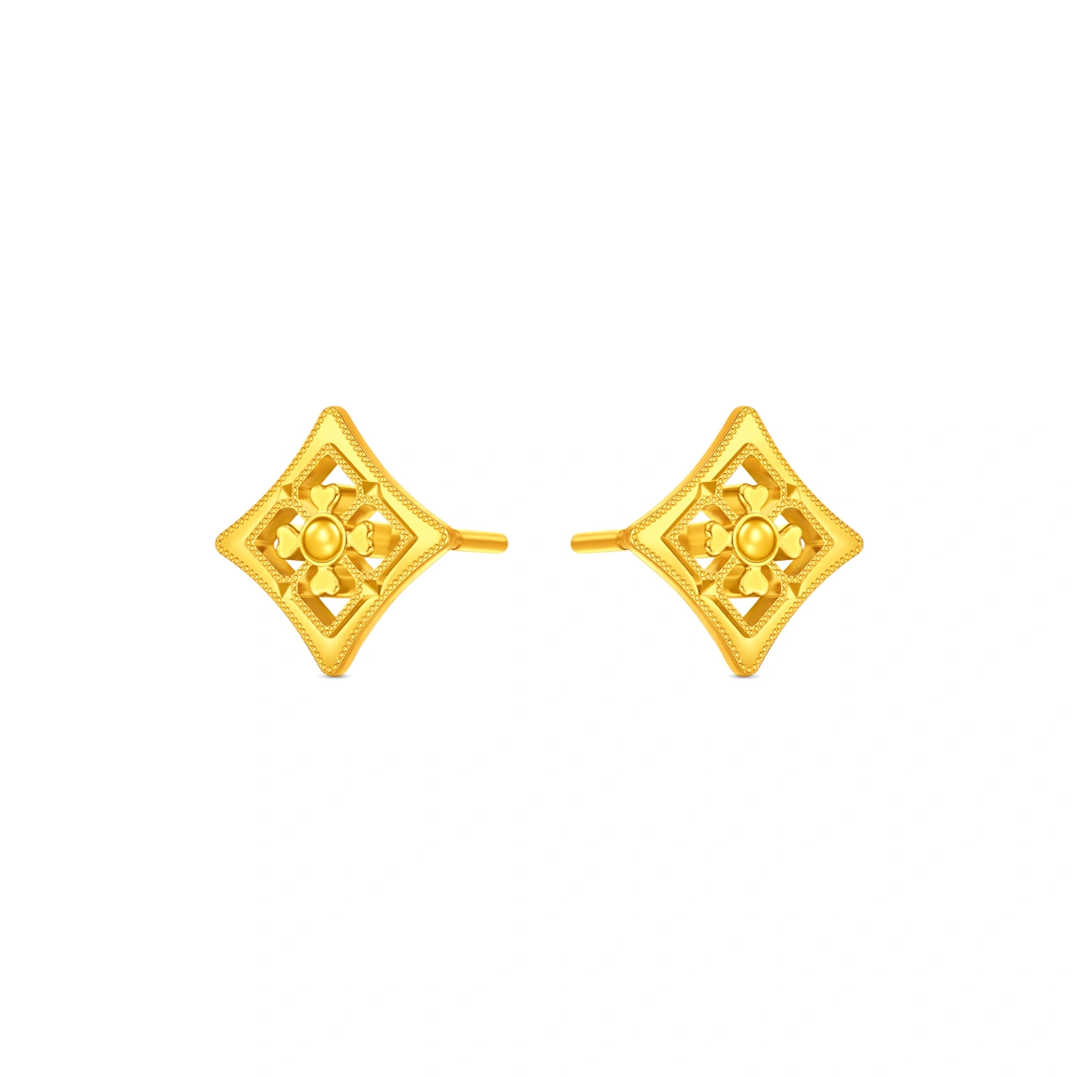 999 Gold earrings