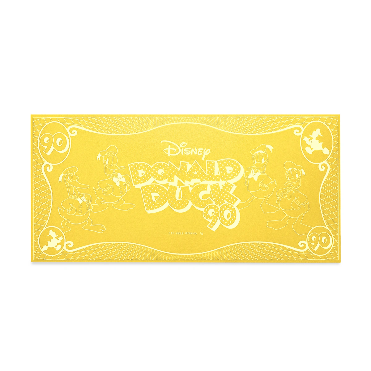Donald Duck 999.9 Gold Note