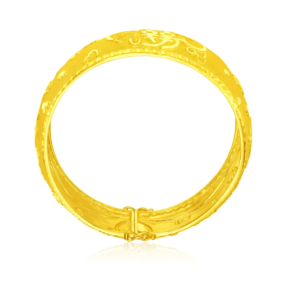 Mickey Mouse & Minnie Mouse 999.9 Gold bangle