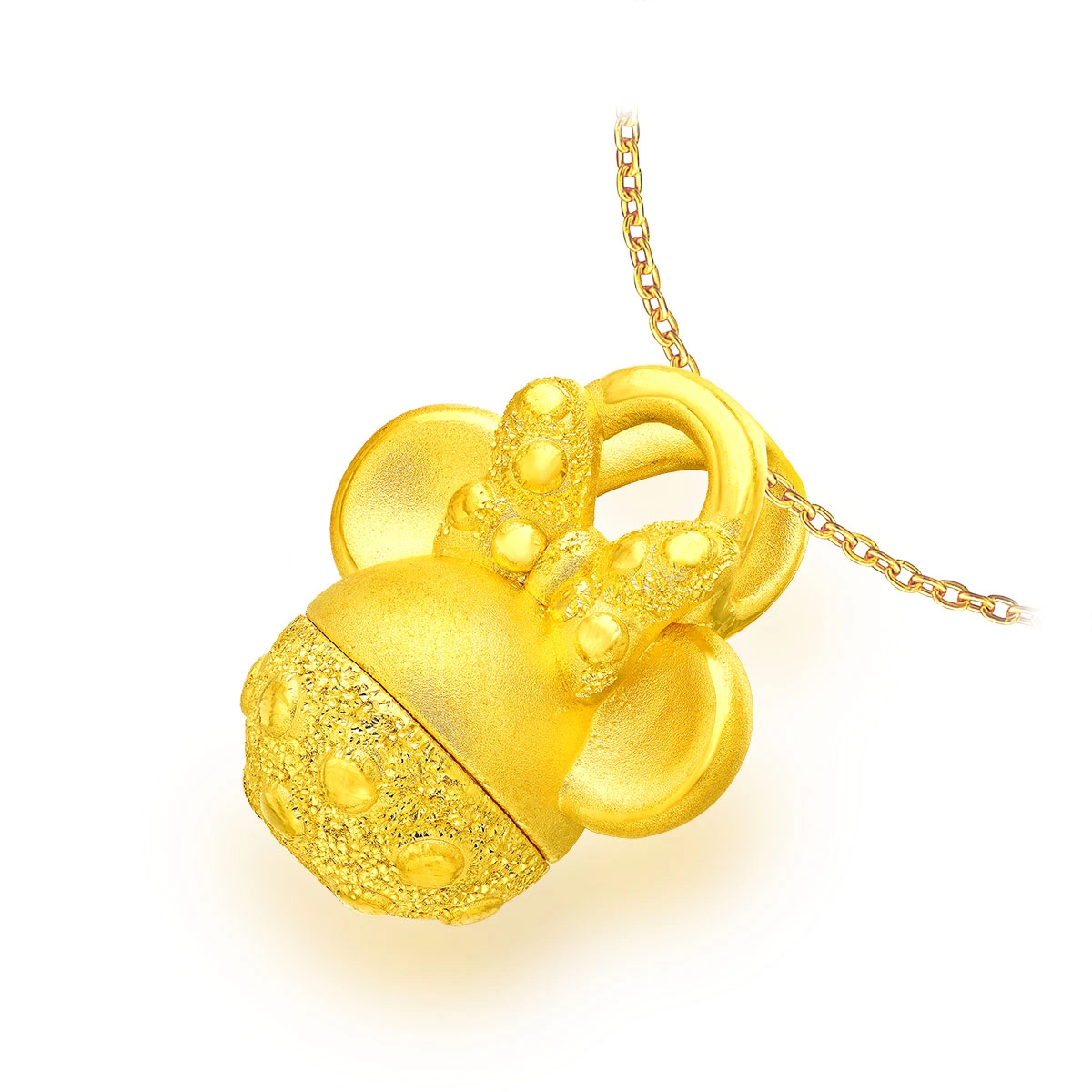 Minnie Mouse 999 Gold pendant