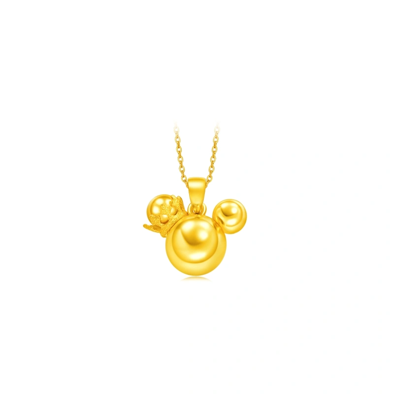 Mickey Mouse 999 Gold pendant