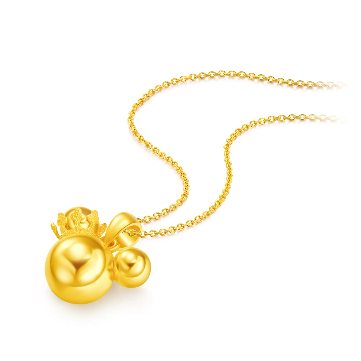 Mickey Mouse 999 Gold pendant
