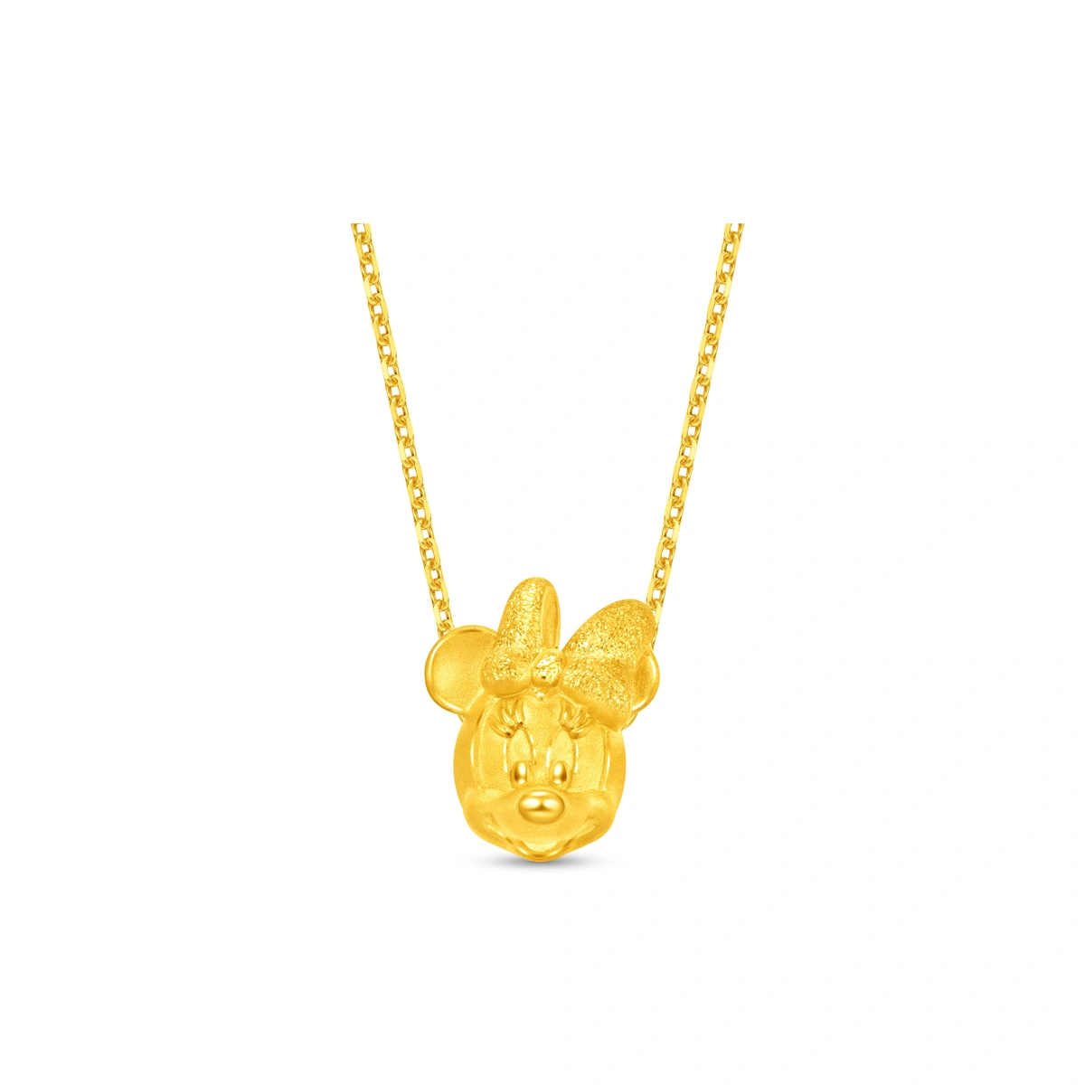 Minnie Mouse 999 Gold charm