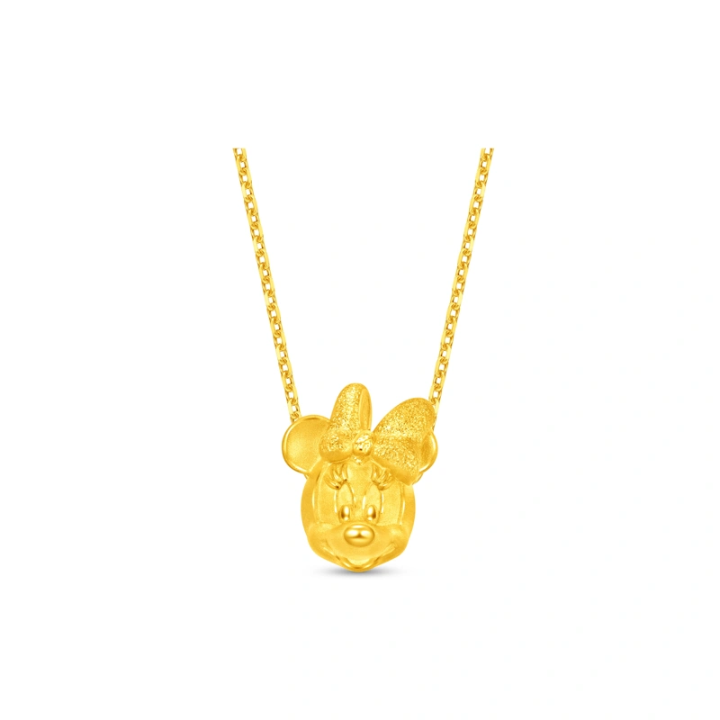Minnie Mouse 999 Gold charm