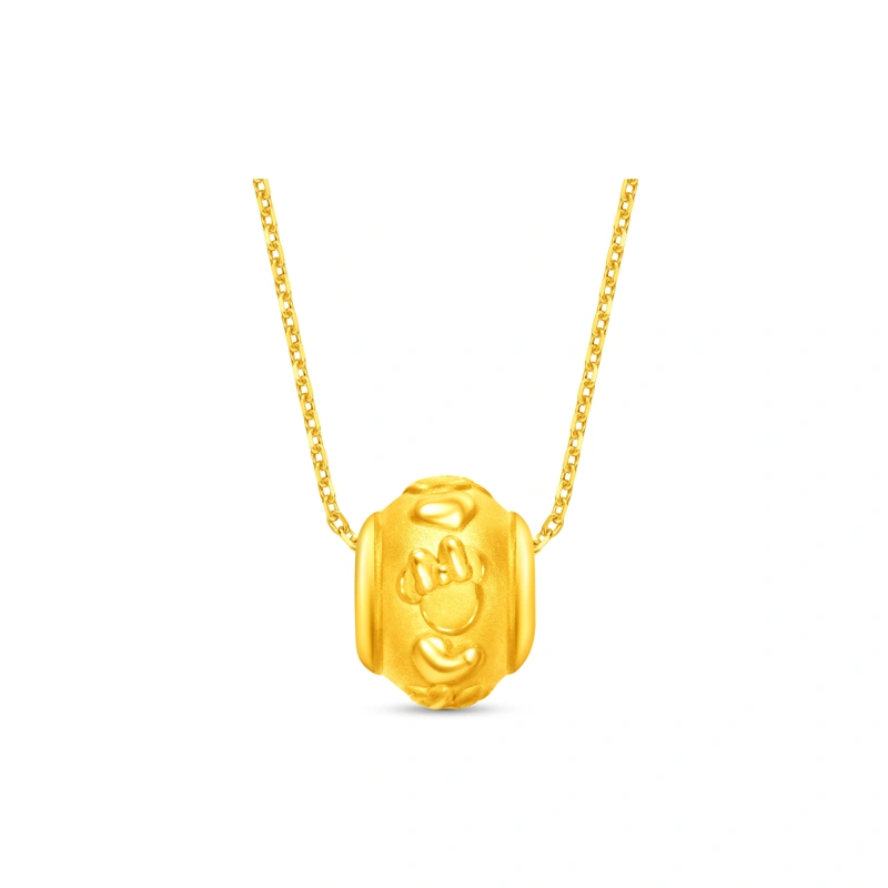 Minnie Mouse 999 Gold charm