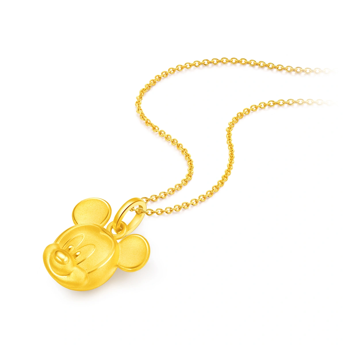 Mickey Mouse 999 Gold pendant