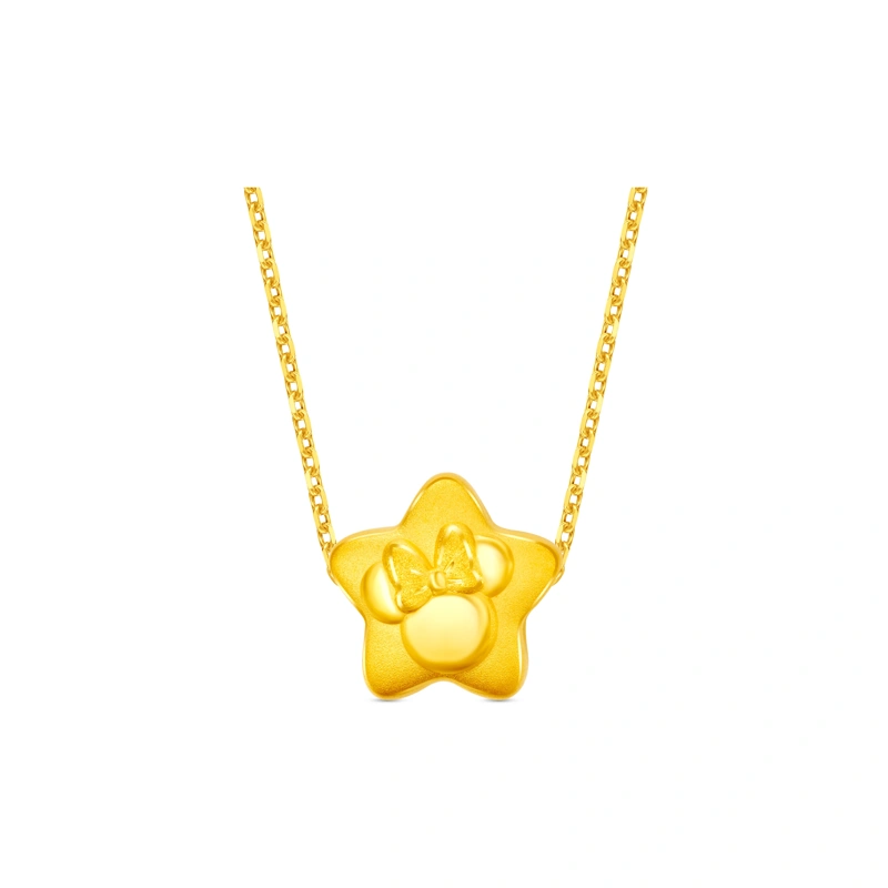 Minnie Mouse 999 Gold charm