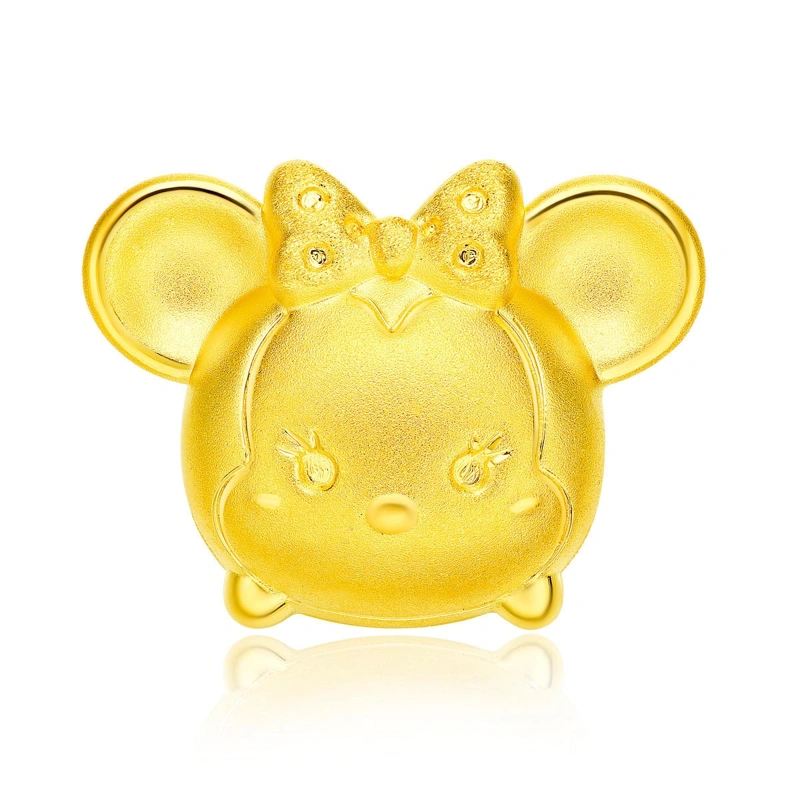 Minnie Mouse 999 Gold charm