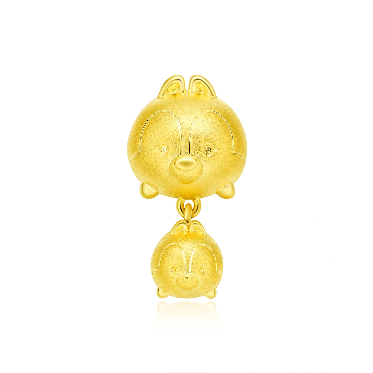 鋼牙奇奇與大鼻帝帝999足金工藝精品串飾