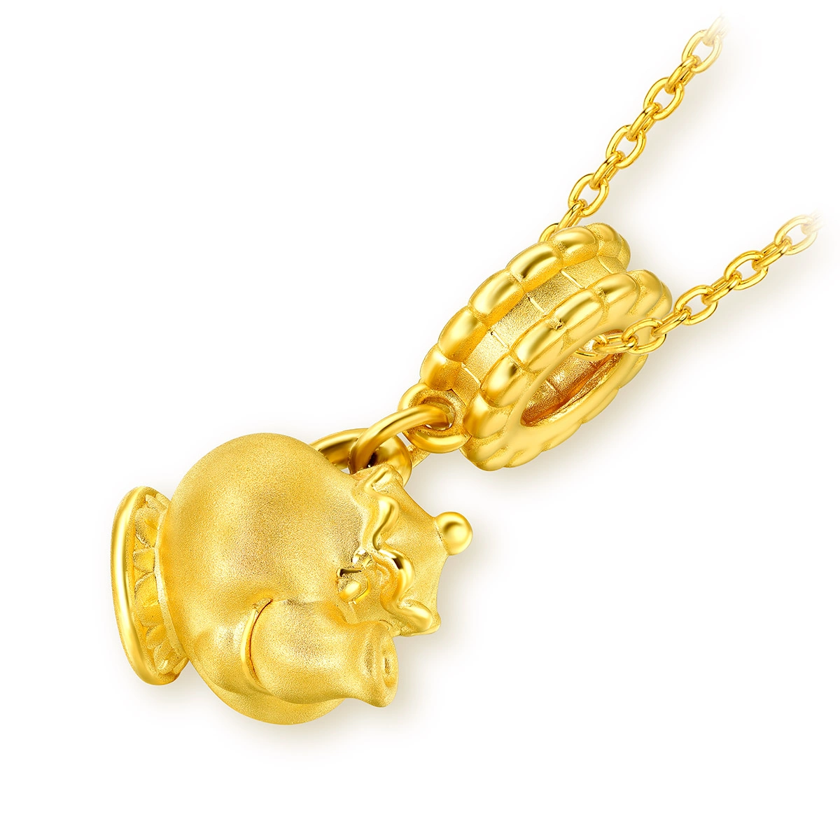 999 Gold charm