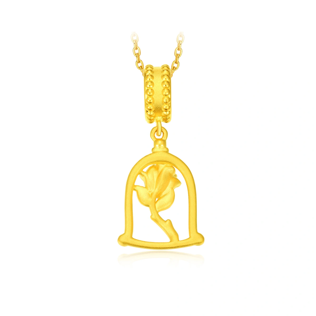 玫瑰999足金工藝精品串飾