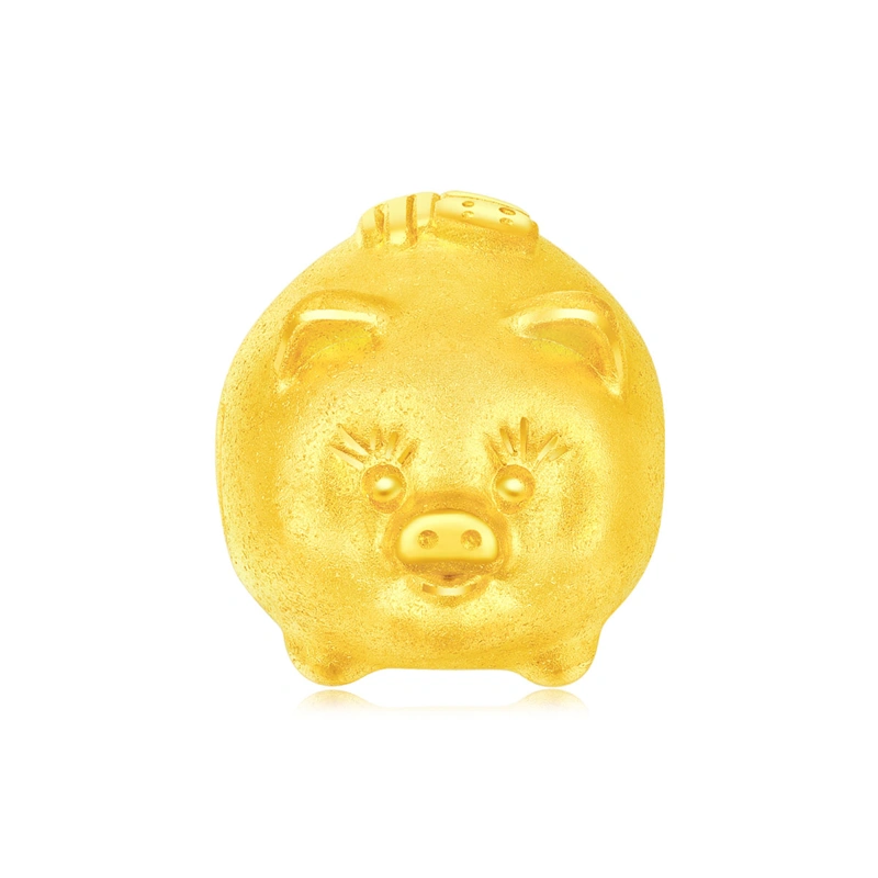 999 Gold charm