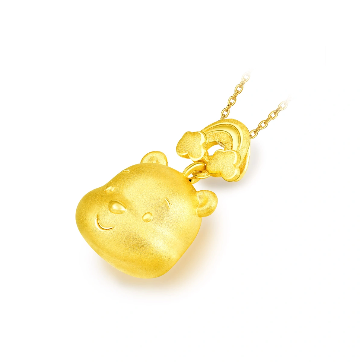 小熊維尼999足金工藝精品吊墜