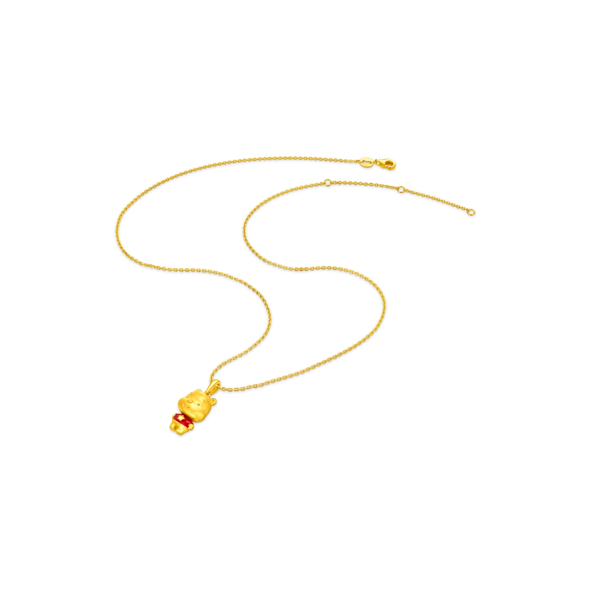 小熊維尼999足金工藝精品吊墜