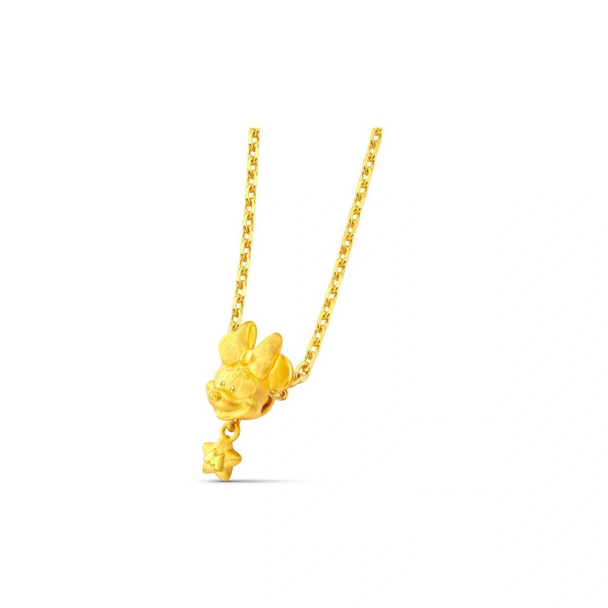 Minnie Mouse 999 Gold charm