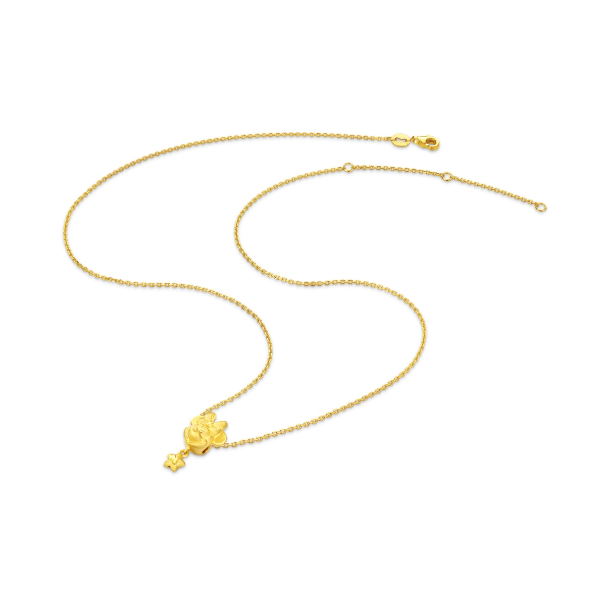 Minnie Mouse 999 Gold charm