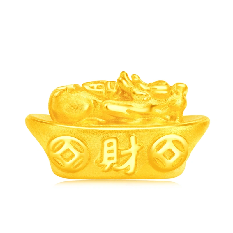 999 Gold charm (Small)
