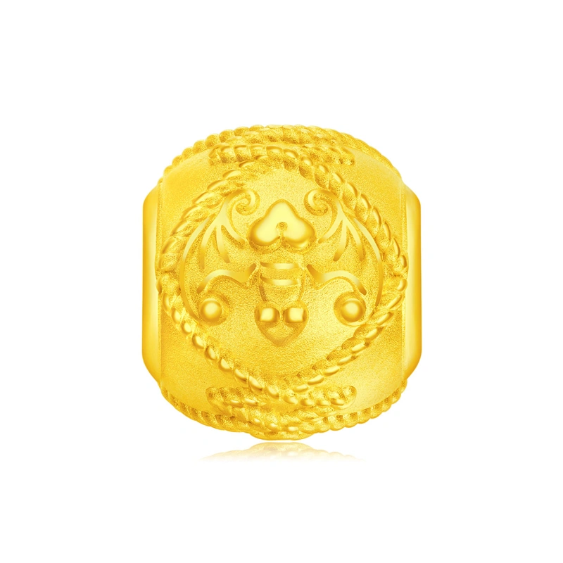 Fortune Bat 999 Gold charm