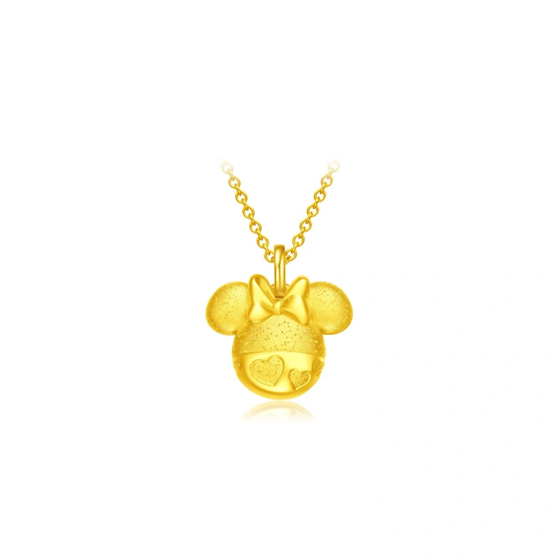 Minnie Mouse 999 Gold pendant